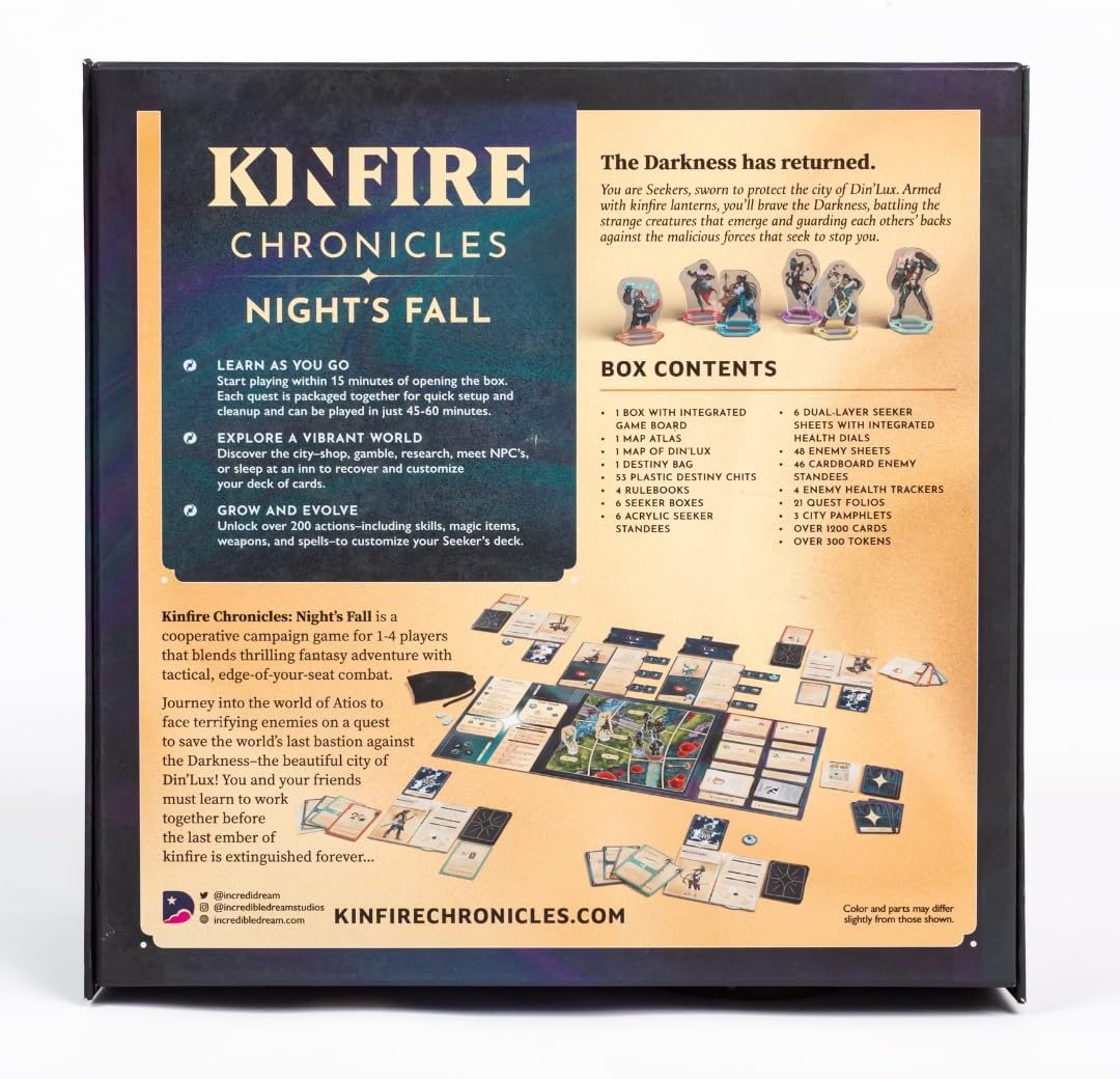 Brettspiel Kinfire Chronicles. Nights Fall (Deutsche Version)