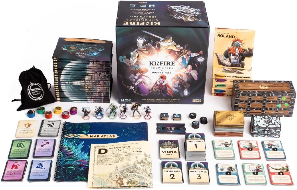 Brettspiel Kinfire Chronicles. Nights Fall (Deutsche Version)