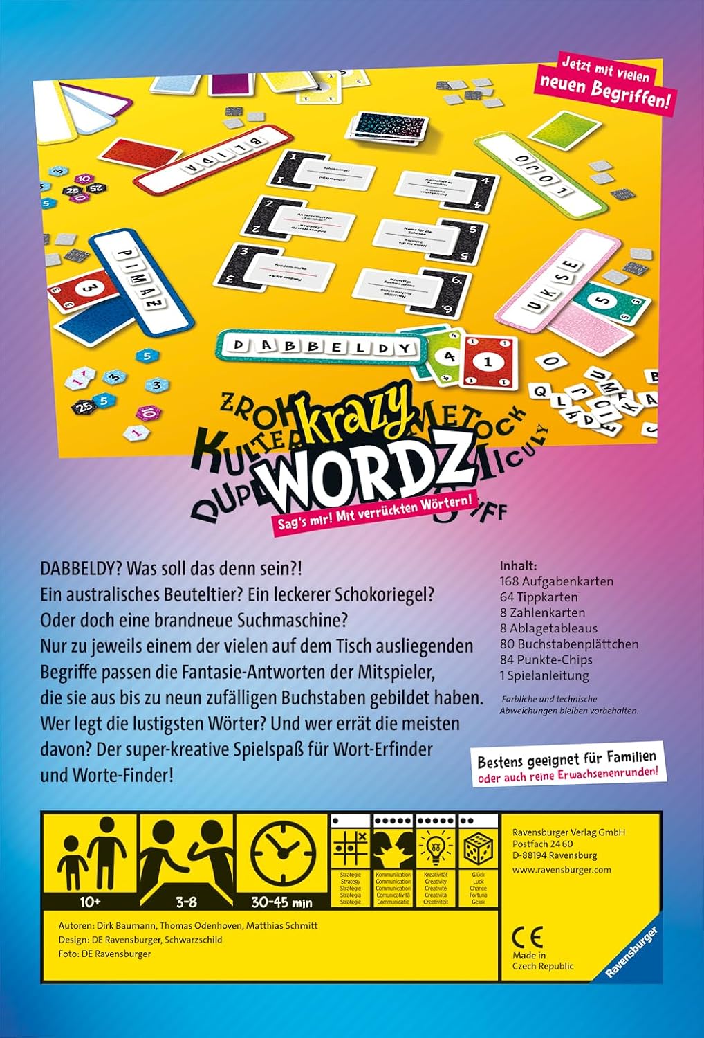 Brettspiel Krazy Wordz (Deutsche Version)