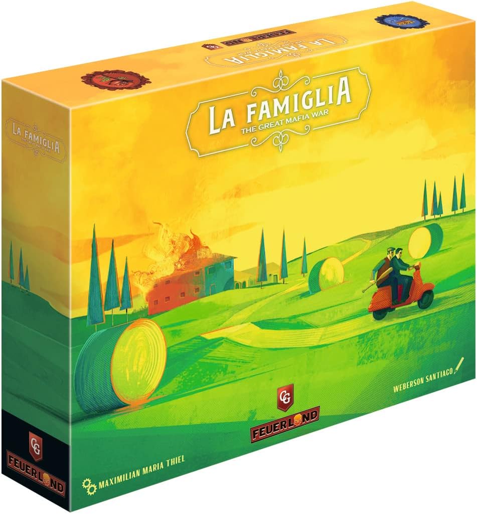Brettspiel La Famiglia. The Great Mafia War (Deutsche, Englische Version)