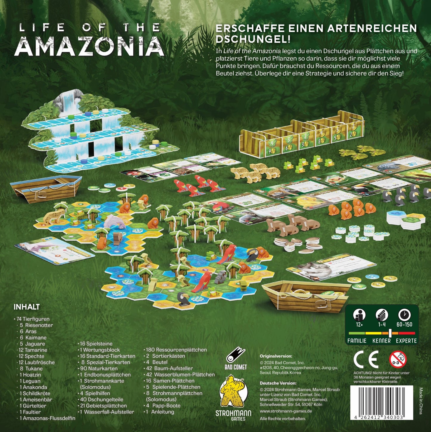 Brettspiel Life of the Amazonia (Deutsche Version)