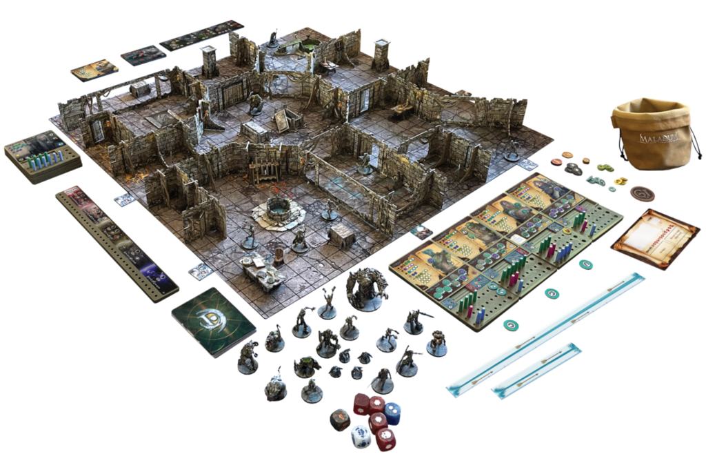 Brettspiel Maladum. Dungeons of Enveron (Deutsche Version)