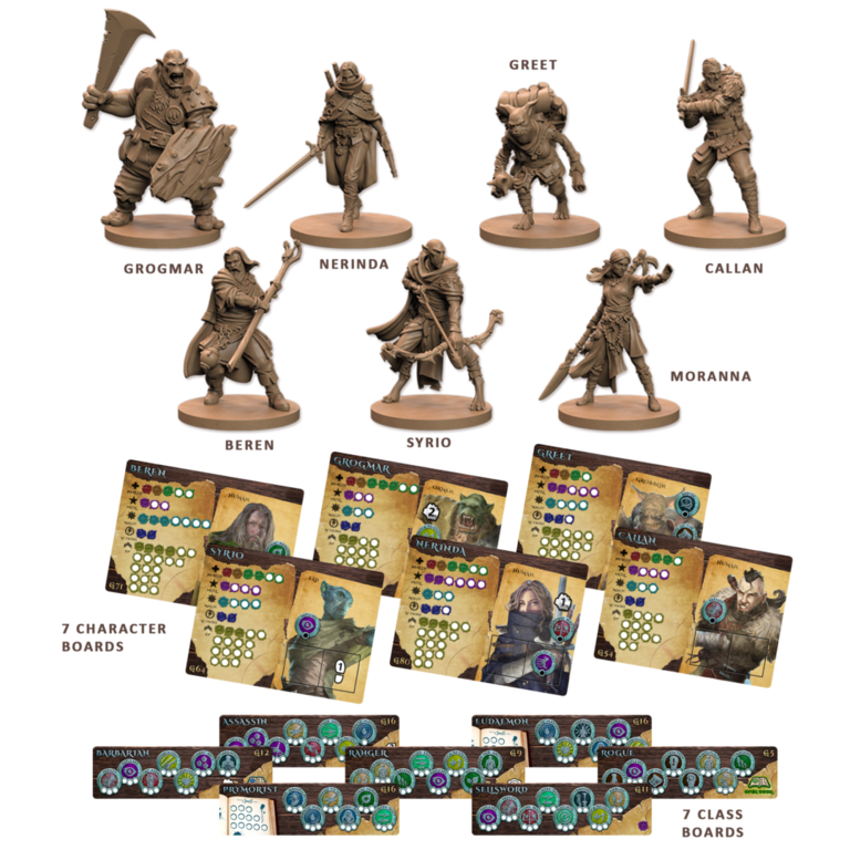 Brettspiel Maladum. Dungeons of Enveron (Englische Version)