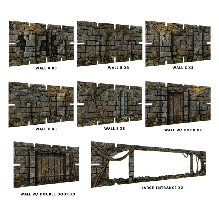 Brettspiel Maladum. Dungeons of Enveron (Englische Version)