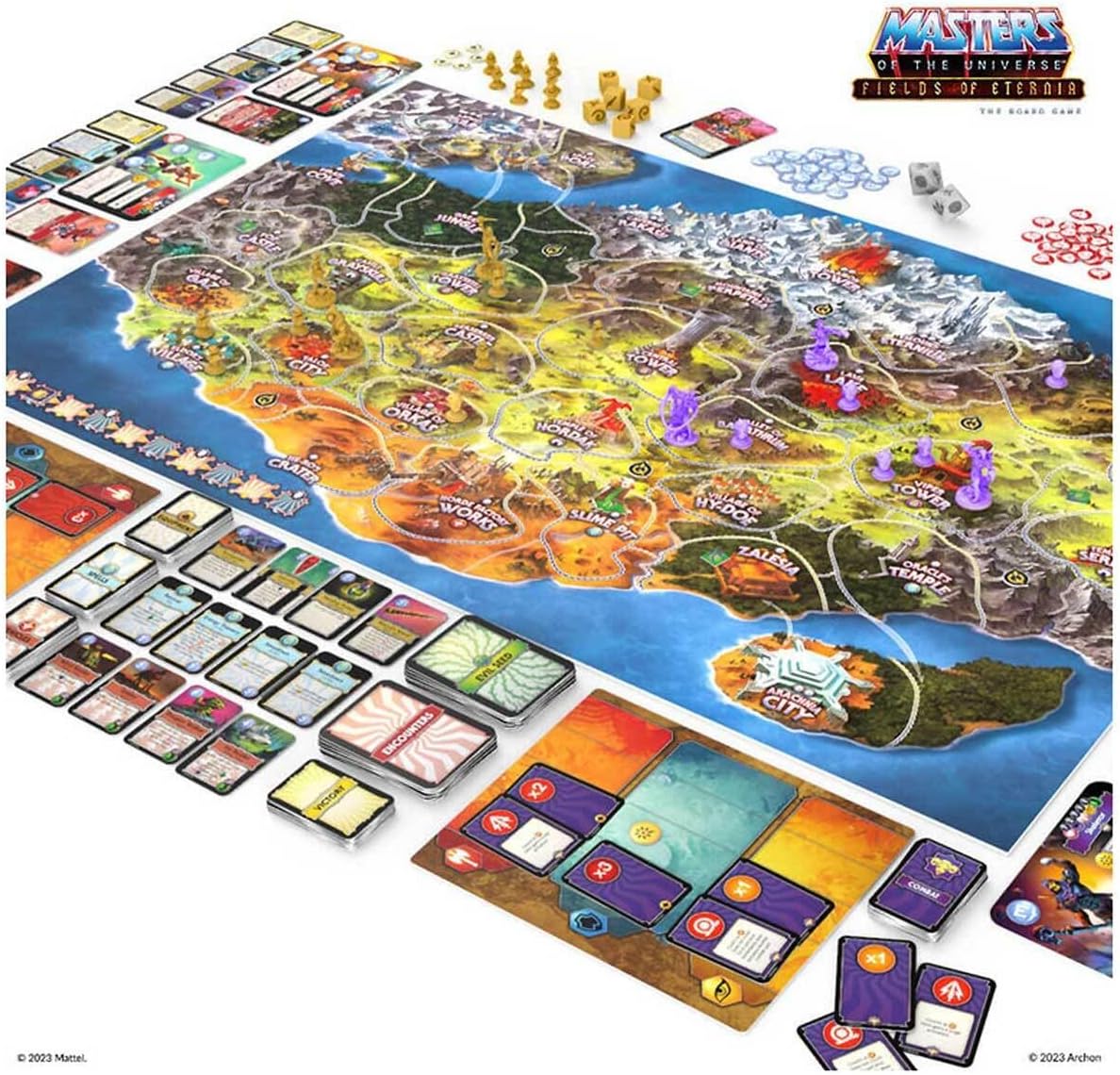 Brettspiel Masters of the Universe. Fields of Eternia (Deutsche Version)