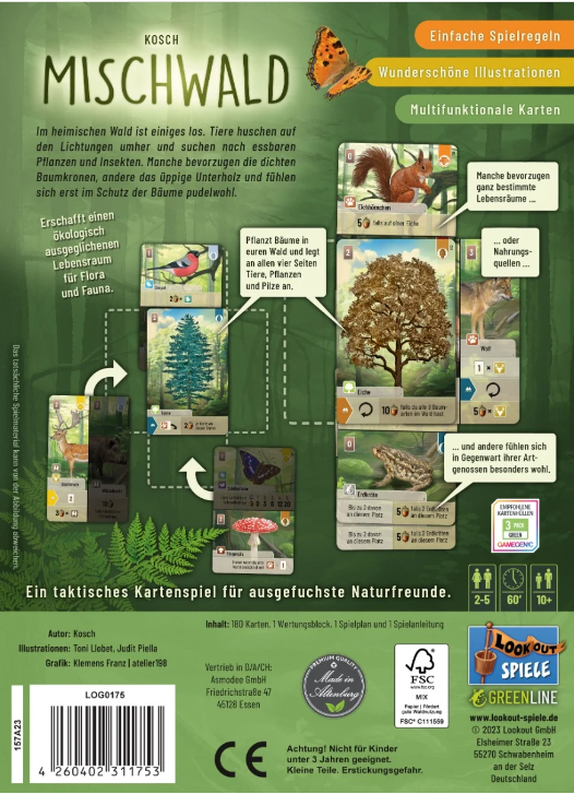 Brettspiel Mischwald (Deutsche Version)