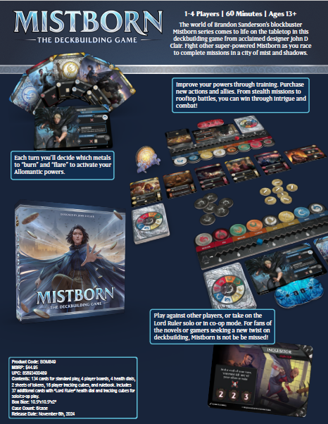 Brettspiel Mistborn. The Deckbuilding Game (Englische Version)