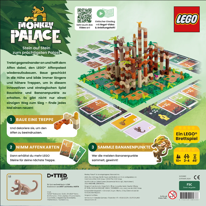 Brettspiel Monkey Palace (Deutsche Version)