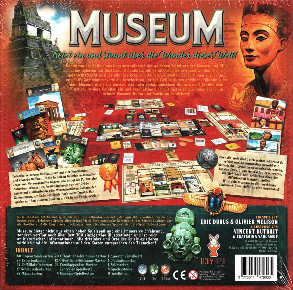 Brettspiel Museum. Kickstarter Edition (Deutsche Version)