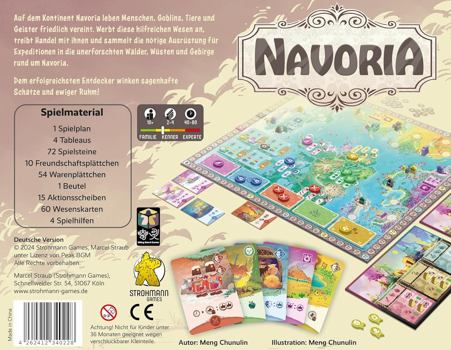 Brettspiel Navoria (Deutsche Version)