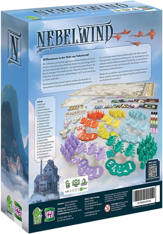 Brettspiel Nebelwind (Deutsche Version)