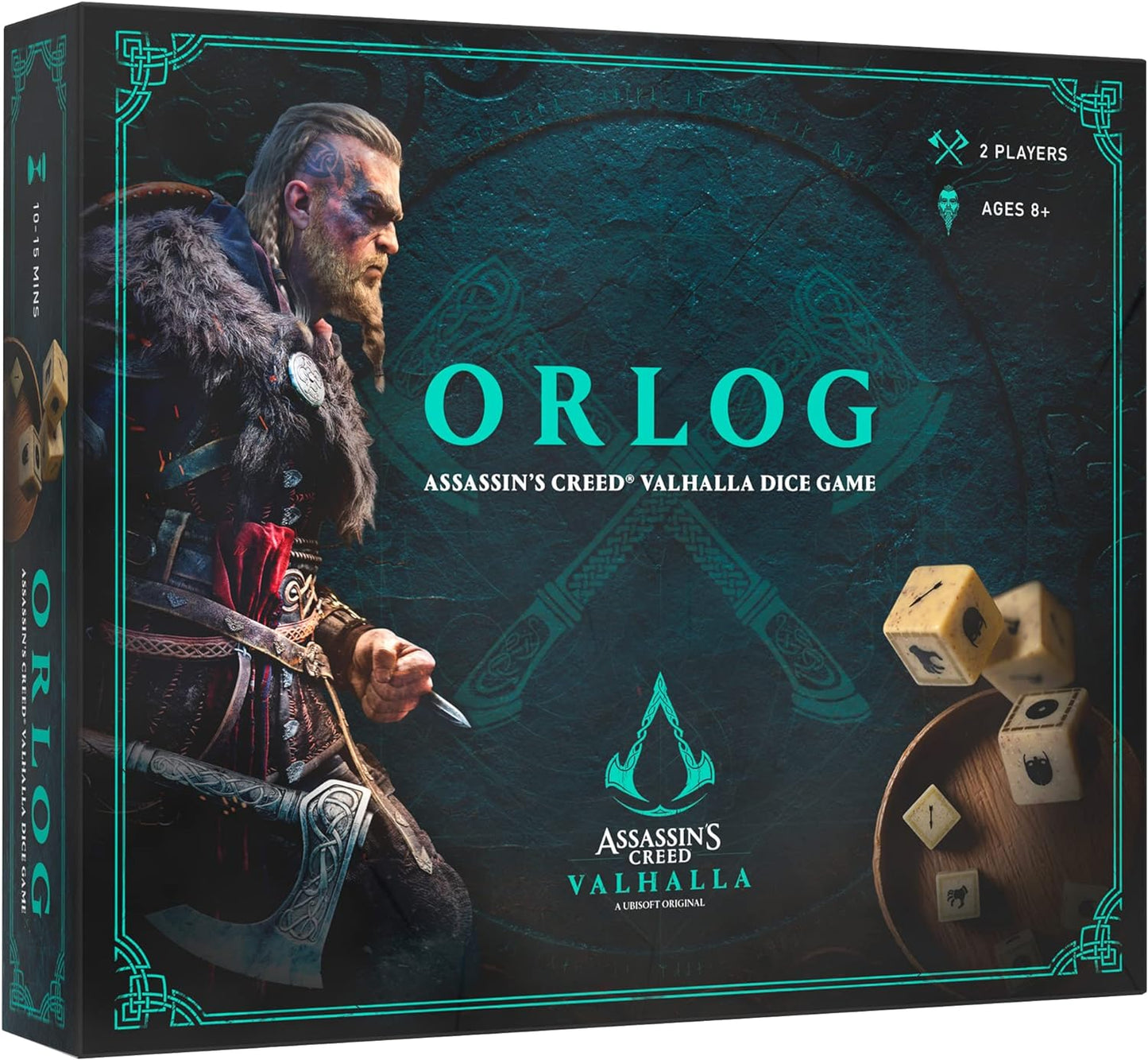 Brettspiel Orlog. Assassin's Creed. Valhalla. Dice Game (Englisch/Französisch Versionen)