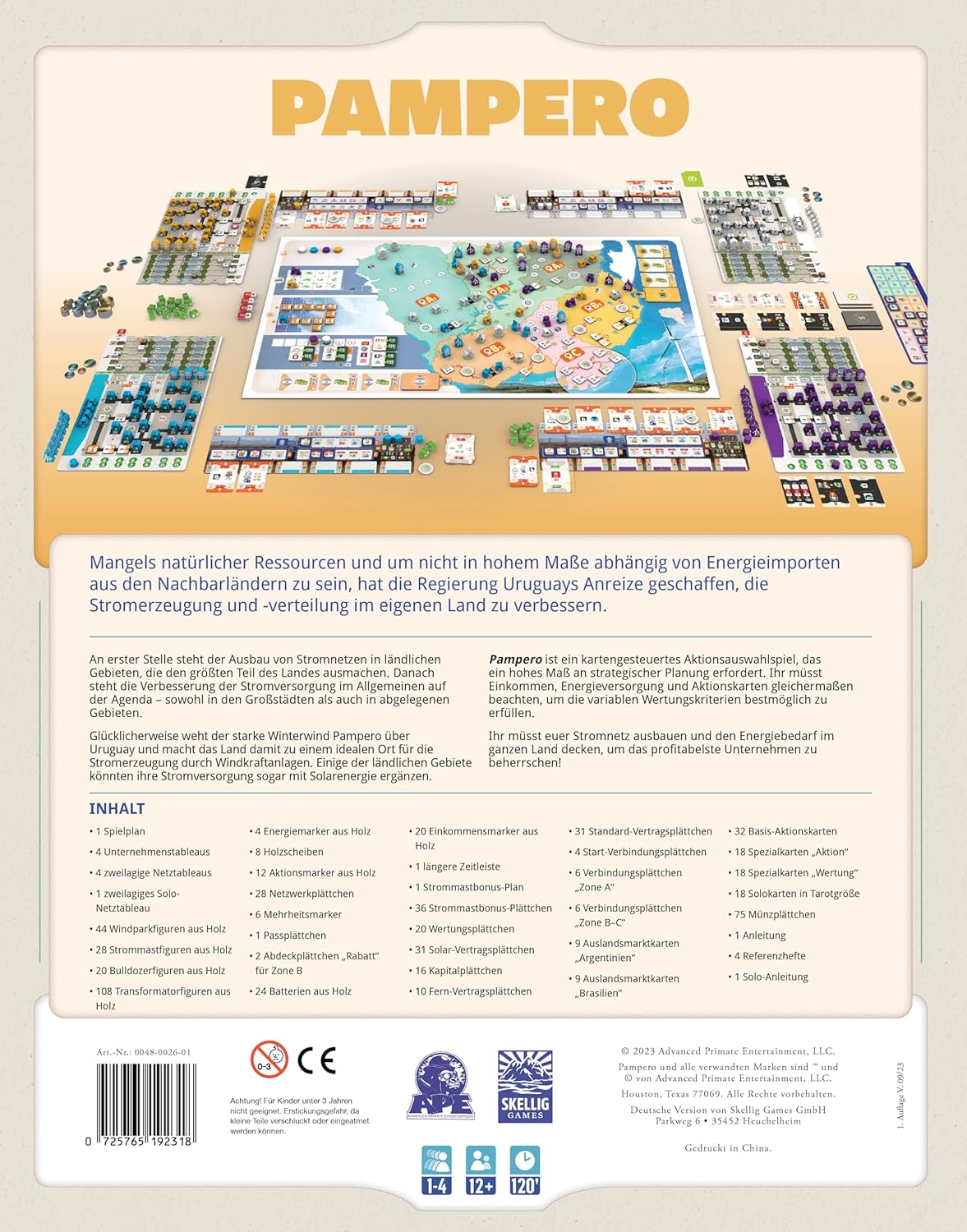 Brettspiel Pampero (Deutsche Version)