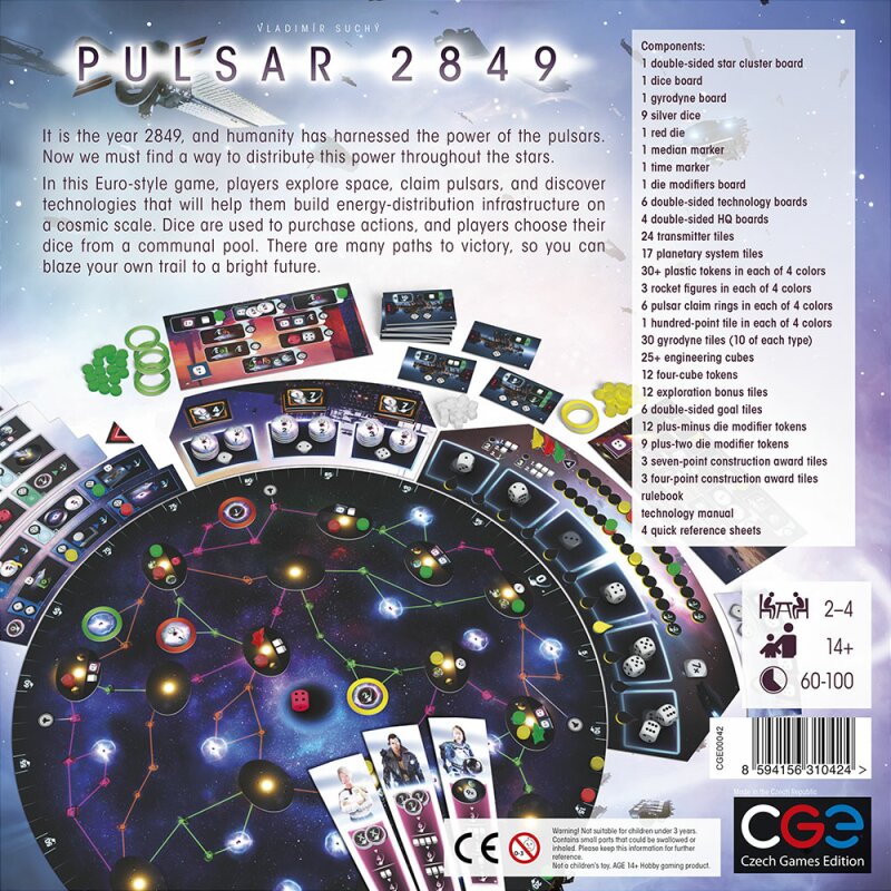 Brettspiel Pulsar 2849 (Englische Version)