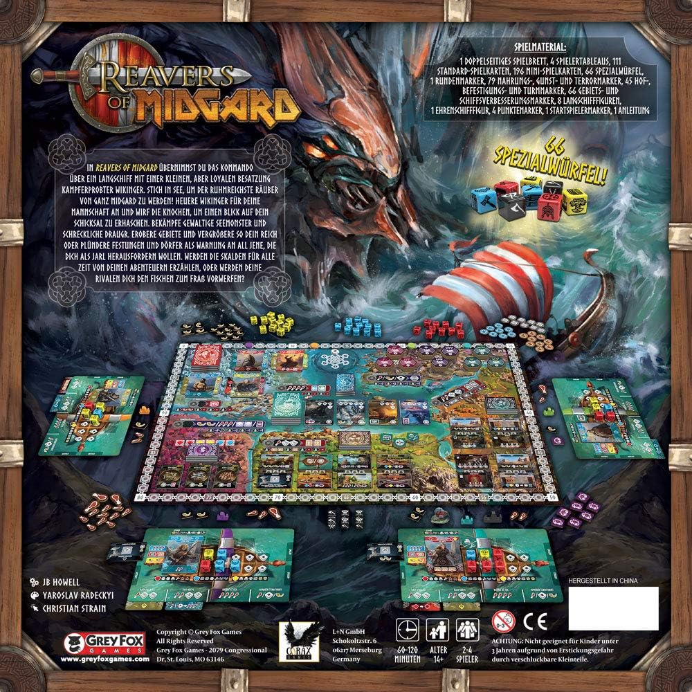 Brettspiel Reavers of Midgard (Deutsche Version)