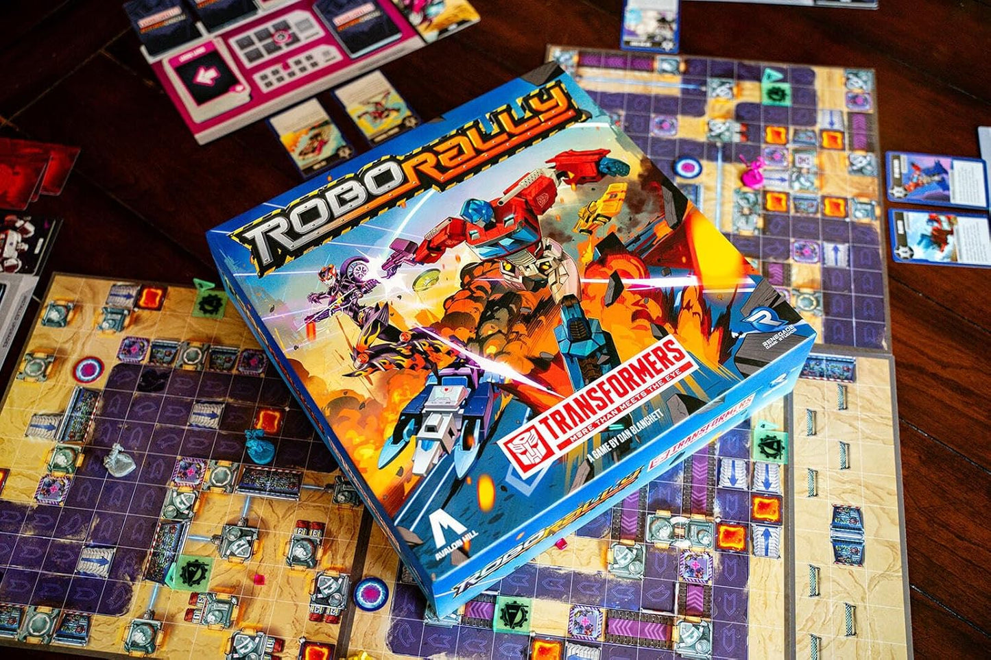 Brettspiel Robo Rally. Transformers (Englische Version)