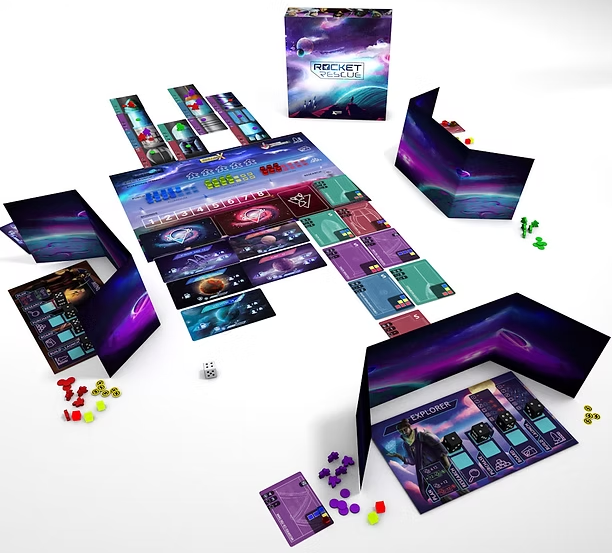 Board Game Rocket Rescue. Deluxe Edition (English Version)