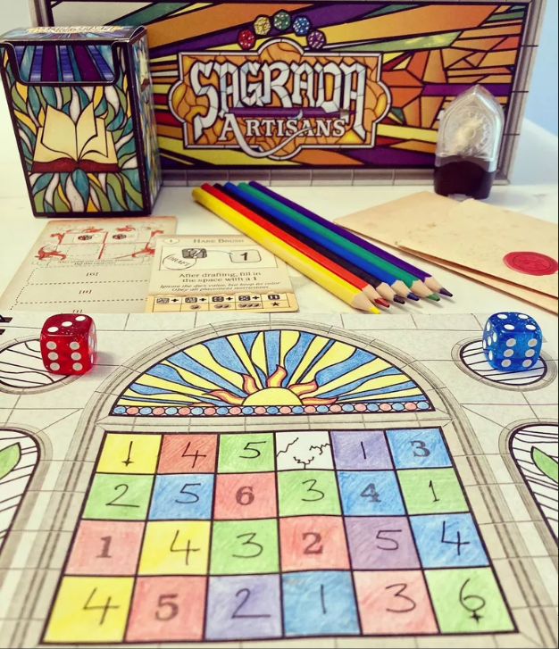 Brettspiel Sagrada Artisans (Englische Version)