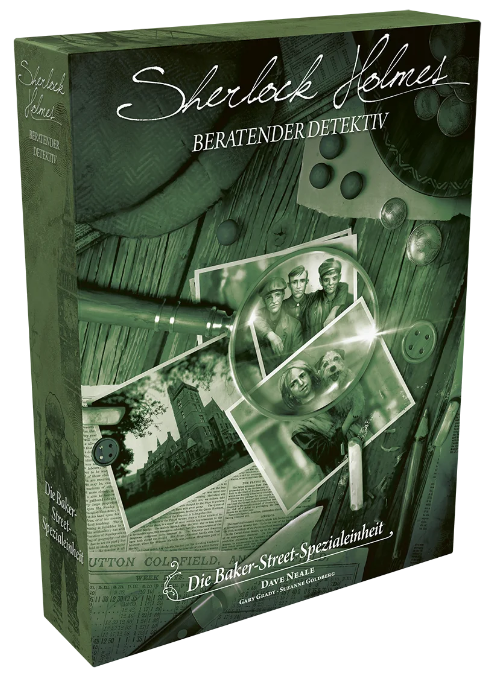 Brettspiel Sherlock Holmes. Beratender Detektiv. Die Baker Street Spezialeinheit (Deutsche Version)
