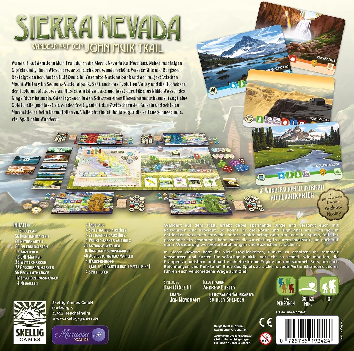 Brettspiel Sierra Nevada (Deutsche Version)