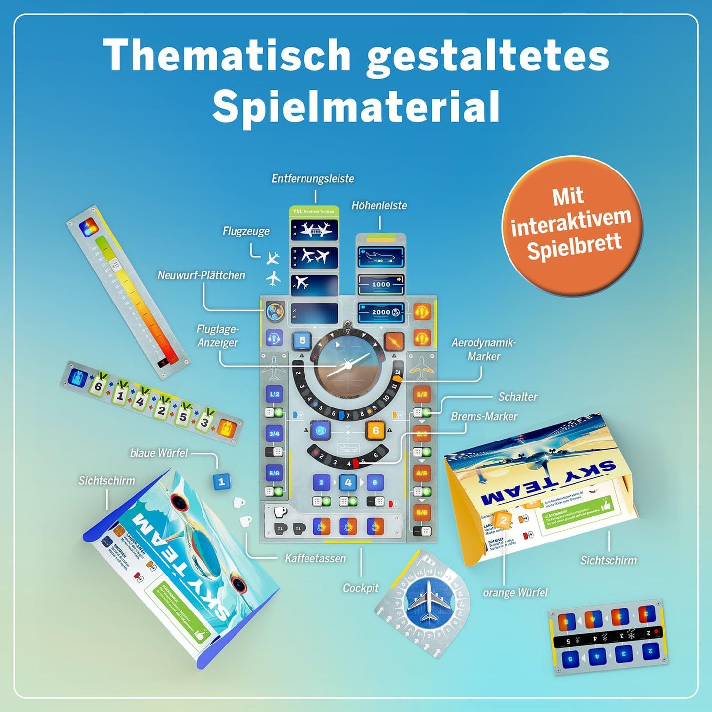 Brettspiel Sky Team (Englische Version)