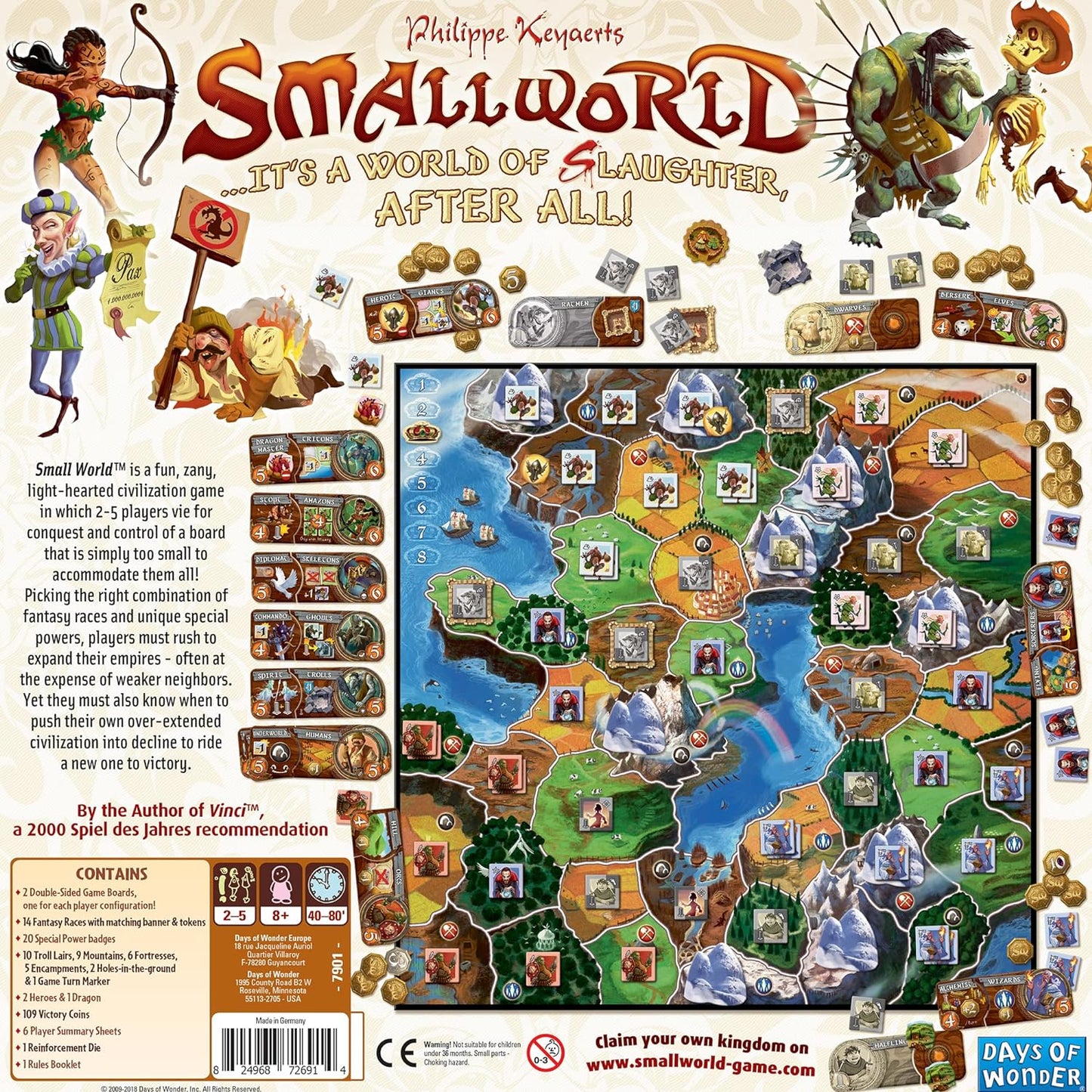 Brettspiel Small World (Deutsche Version)