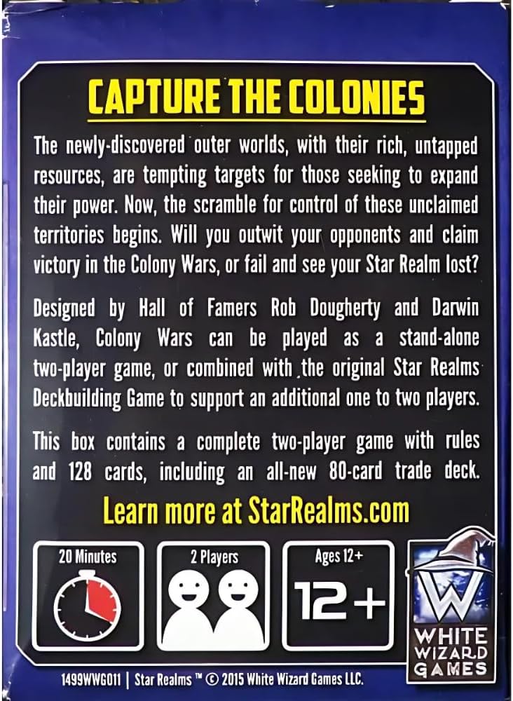 Brettspiel Star Realms. Colony Wars (Englische Version)