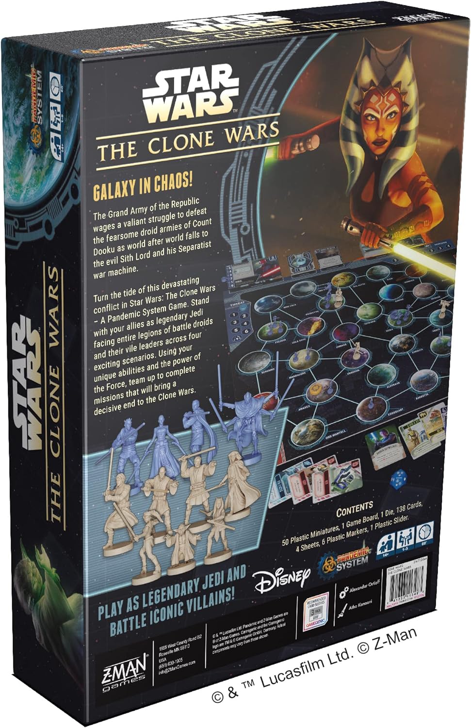 Brettspiel Star Wars. The Clone Wars (Deutsche Version)