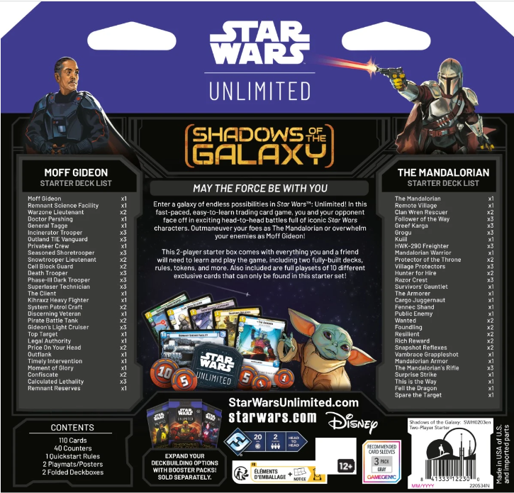Brettspiel Star Wars. Unlimited. Shadows of the Galaxy (Deutsche Version)