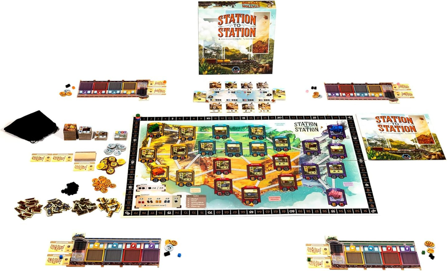Brettspiel Station to Station (Englische Version)