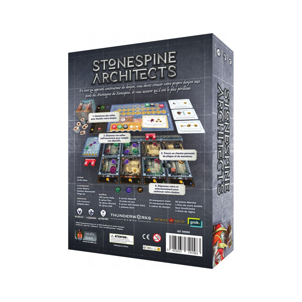 Brettspiel Stonespine Architects (Englische Version)