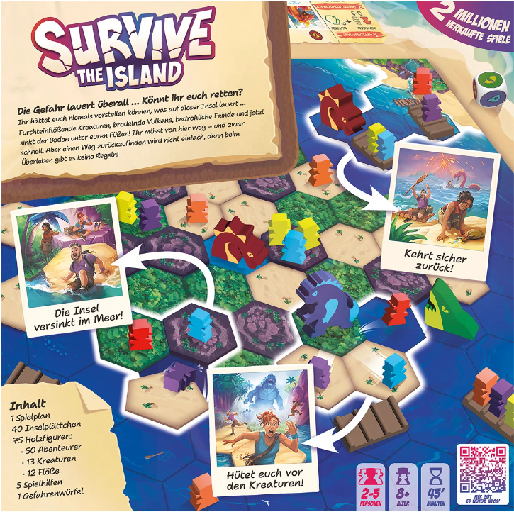 Brettspiel Survive the Island (Deutsche Version)