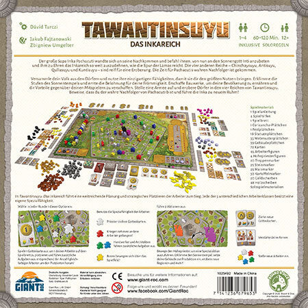 Brettspiele-Bundle Inferno + Tawantinsuyu. Das Inkareich (Deutsche Versionen)