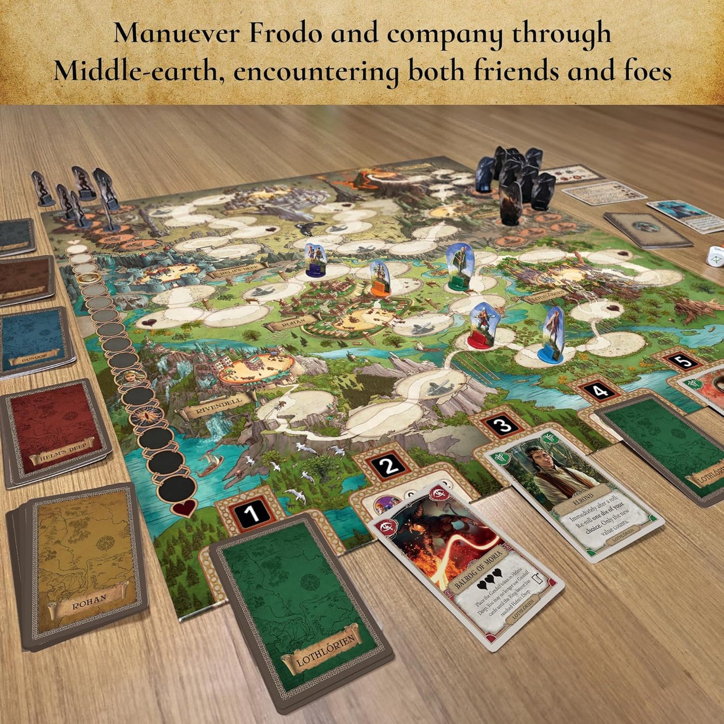 Brettspiel The Lord of the Rings. Adventure to Mount Doom (Englische Version)