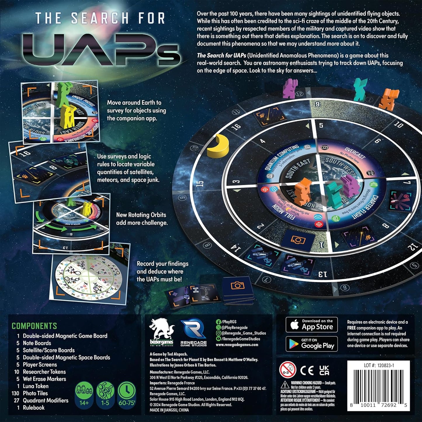 Brettspiel The Search for UAPs (Englische Version)