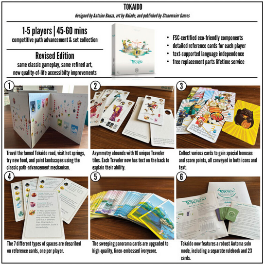 Brettspiel Tokaido (Englische Version)