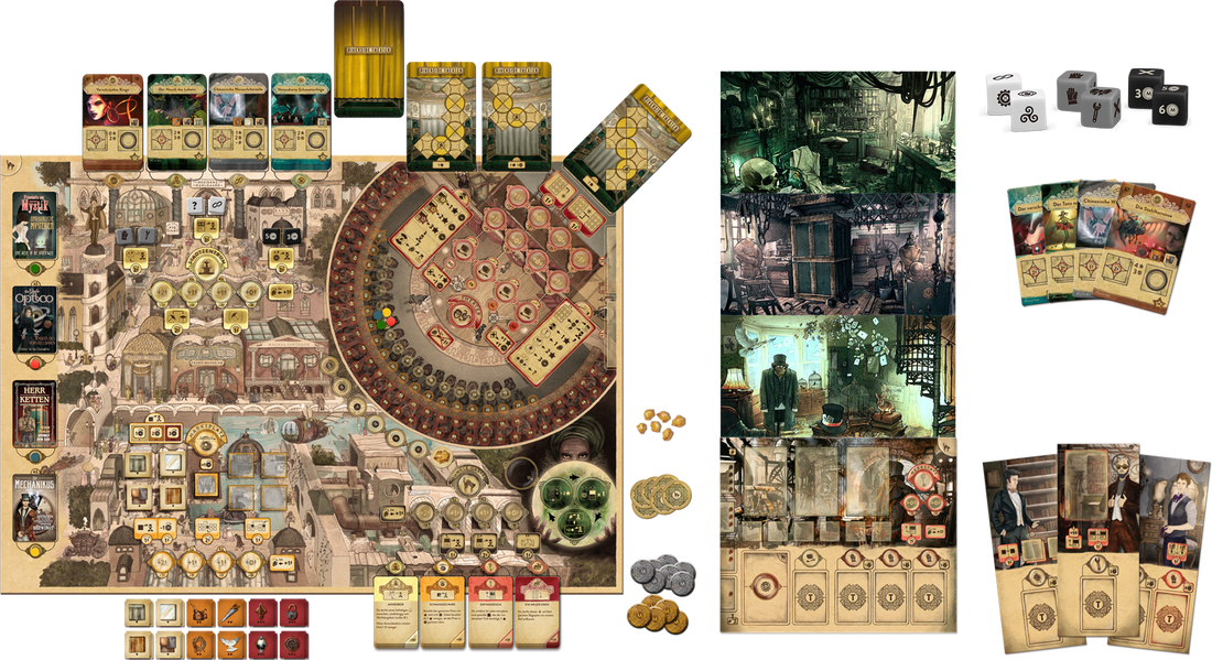 Brettspiel Trickerion. Meister der Magie (Deutsche Version)