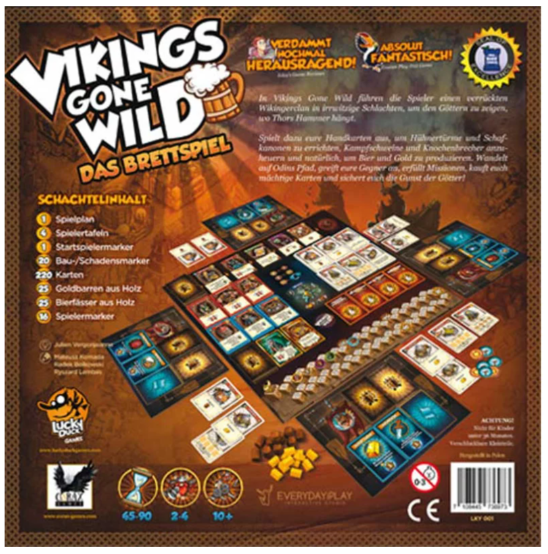 Brettspiel Vikings Gone Wild (Deutsche Version)