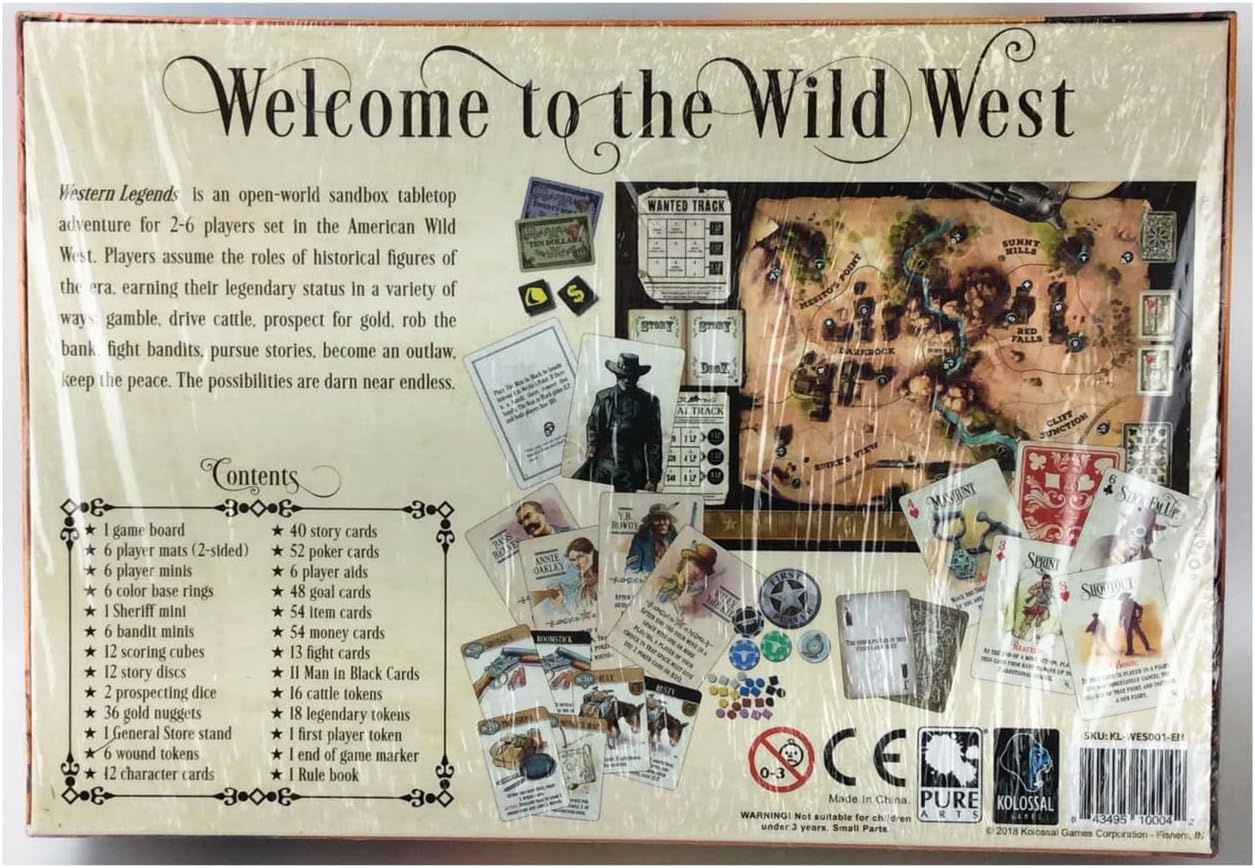 Brettspiel Western Legends (Englische Version)