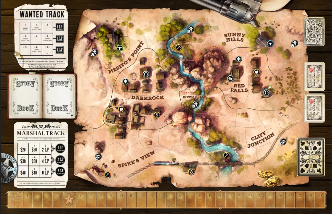 Brettspiel Western Legends (Englische Version)