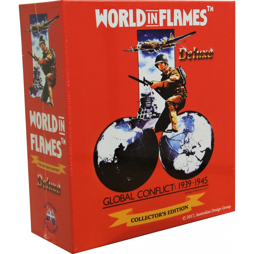 Brettspiel World in Flames. Collectors Edition. Deluxe Game (Englische Version)