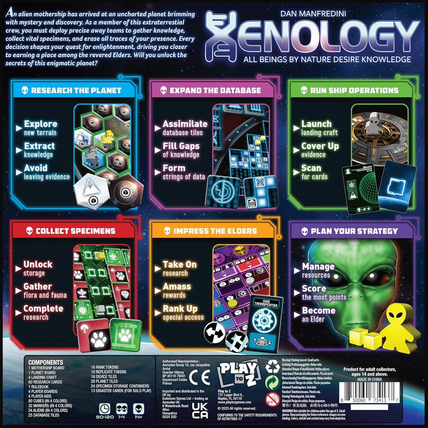 Brettspiel Xenology (Englische Version)