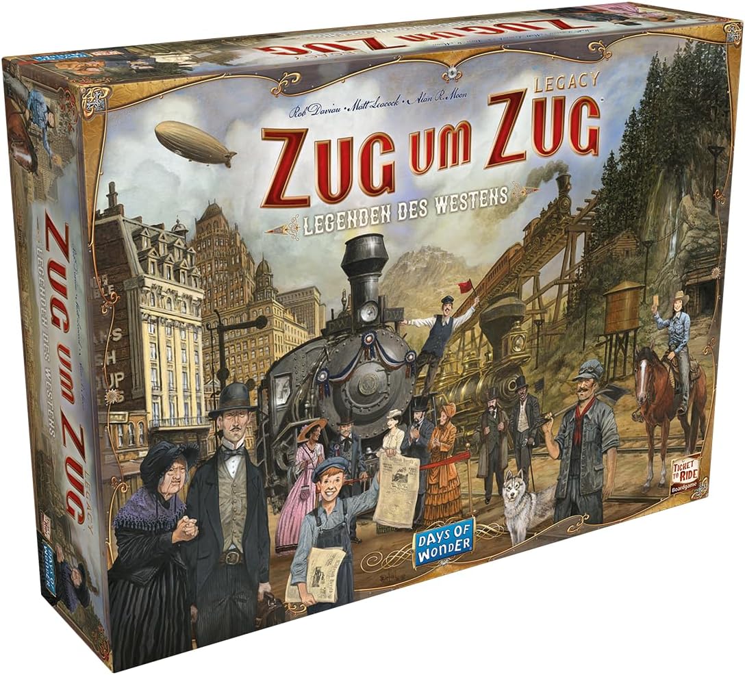 Brettspiel Zug um Zug Legacy. Legenden des Westens (Deutsche Version)