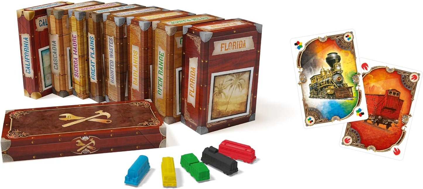 Brettspiel Zug um Zug Legacy. Legenden des Westens (Deutsche Version)