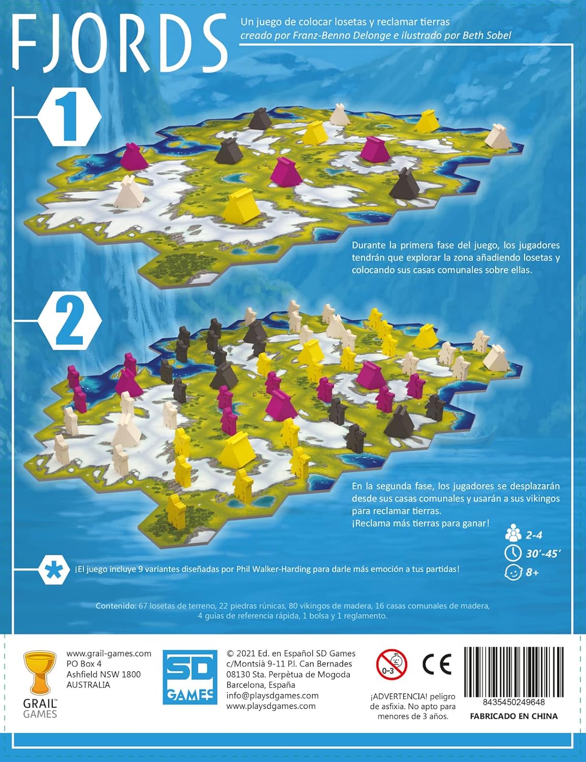 Brettspiel Fjords (Deutsche Version)
