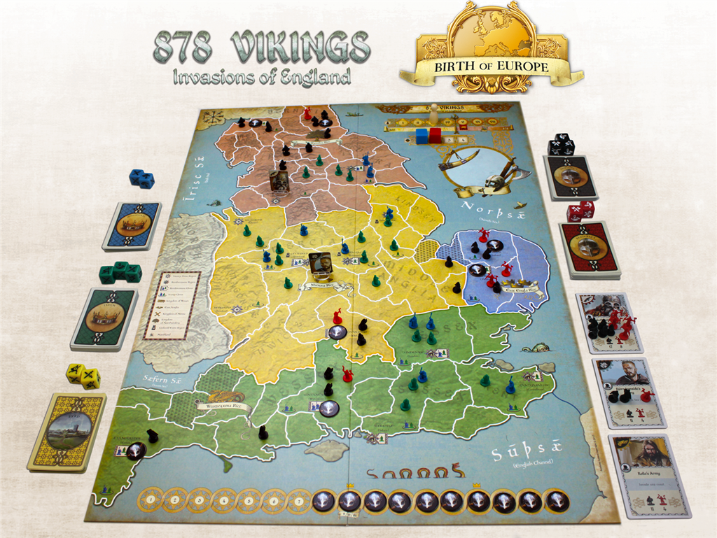 Brettspiel 878 Vikings. Invasions of England (Englische Ausgabe)