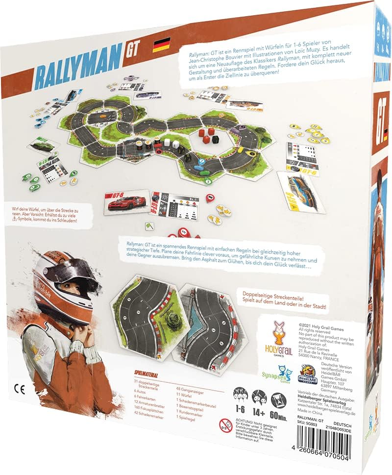 Brettspiel Rallyman GT (Deutsche Version)