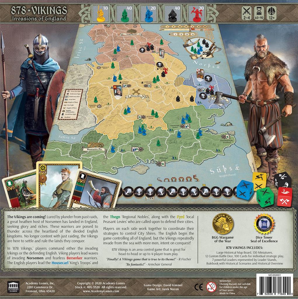 Brettspiel 878 Vikings. Invasions of England (Englische Ausgabe)