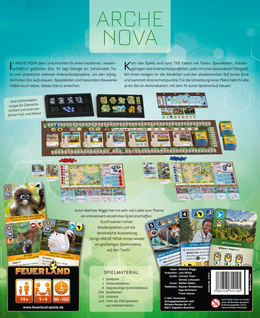 Board game Arche Nova German