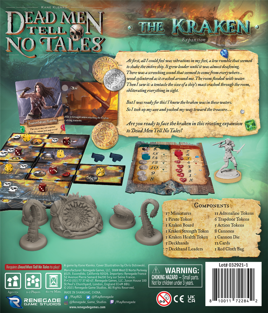 Brettspiel Dead Men Tell No Tales: The Kraken (Englische Ausgabe)
